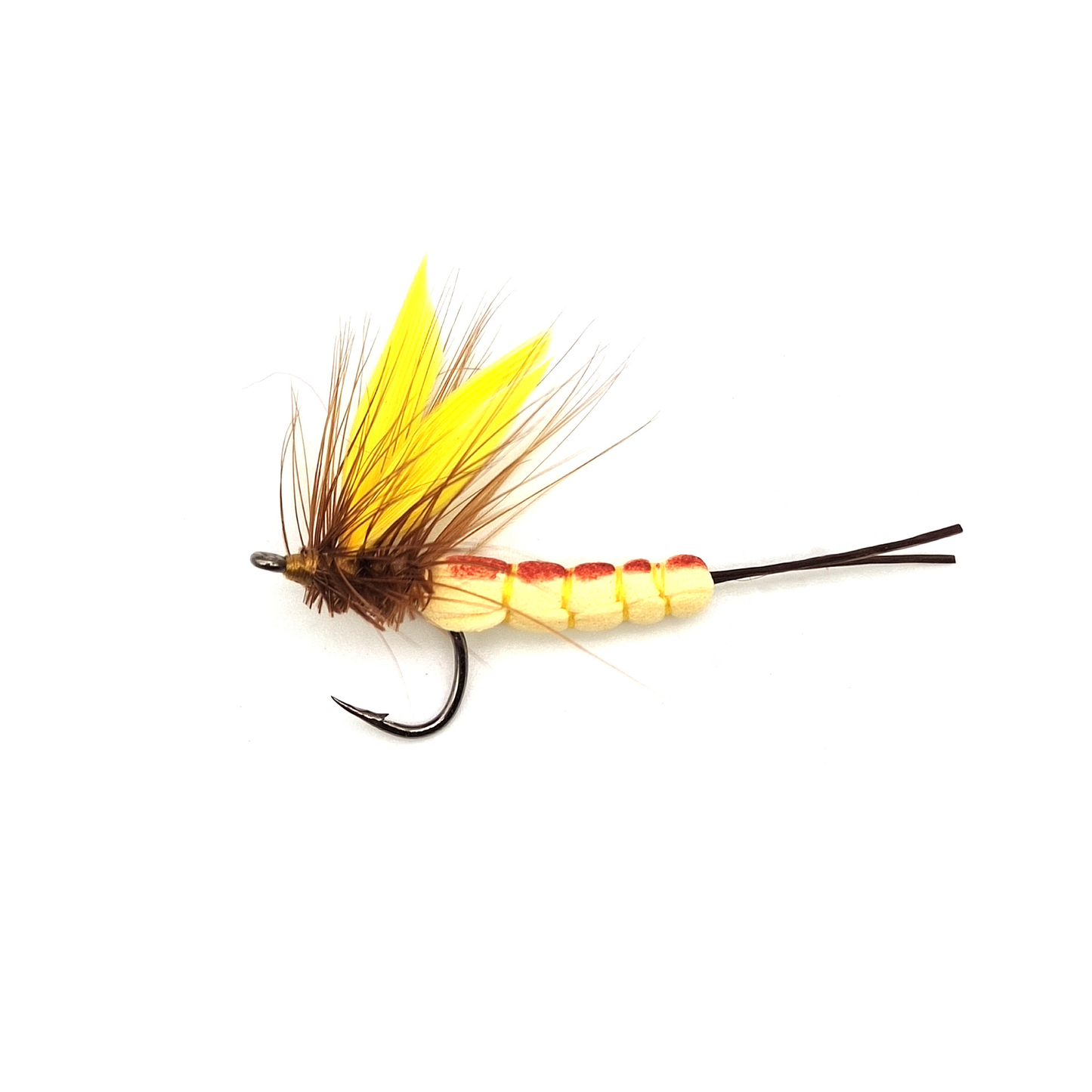 3Pcs foam fly fishing hooks