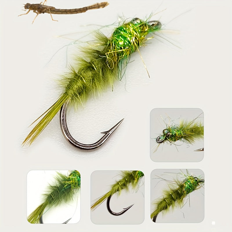 5Pcs green nymphs