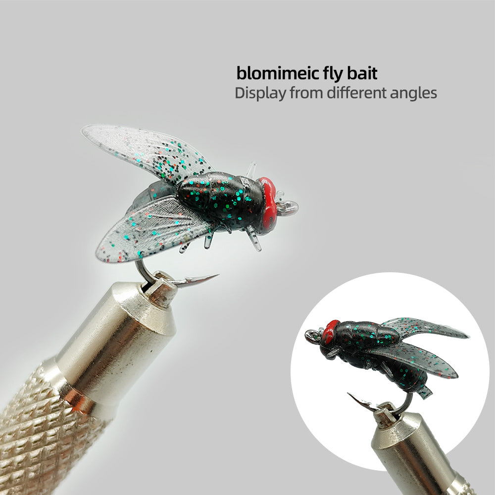 20Pcs Simulated Fly Flies Hook