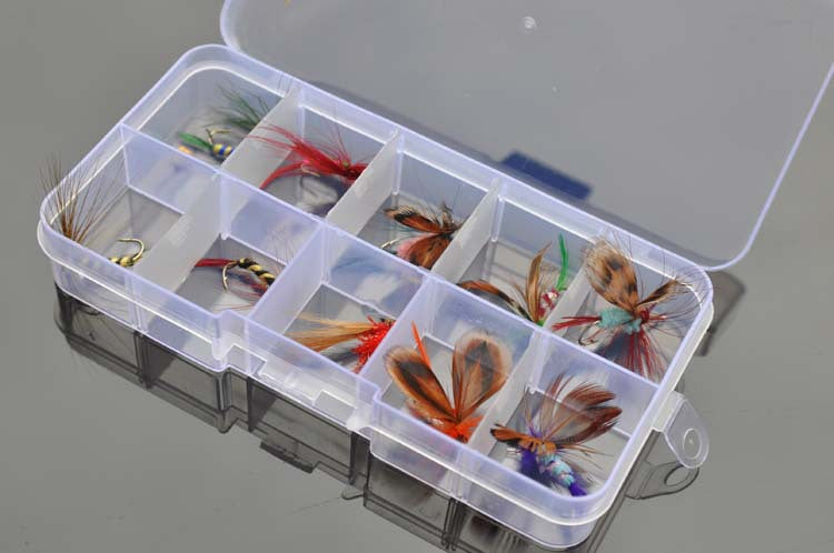 10Pcs box of fly hooks
