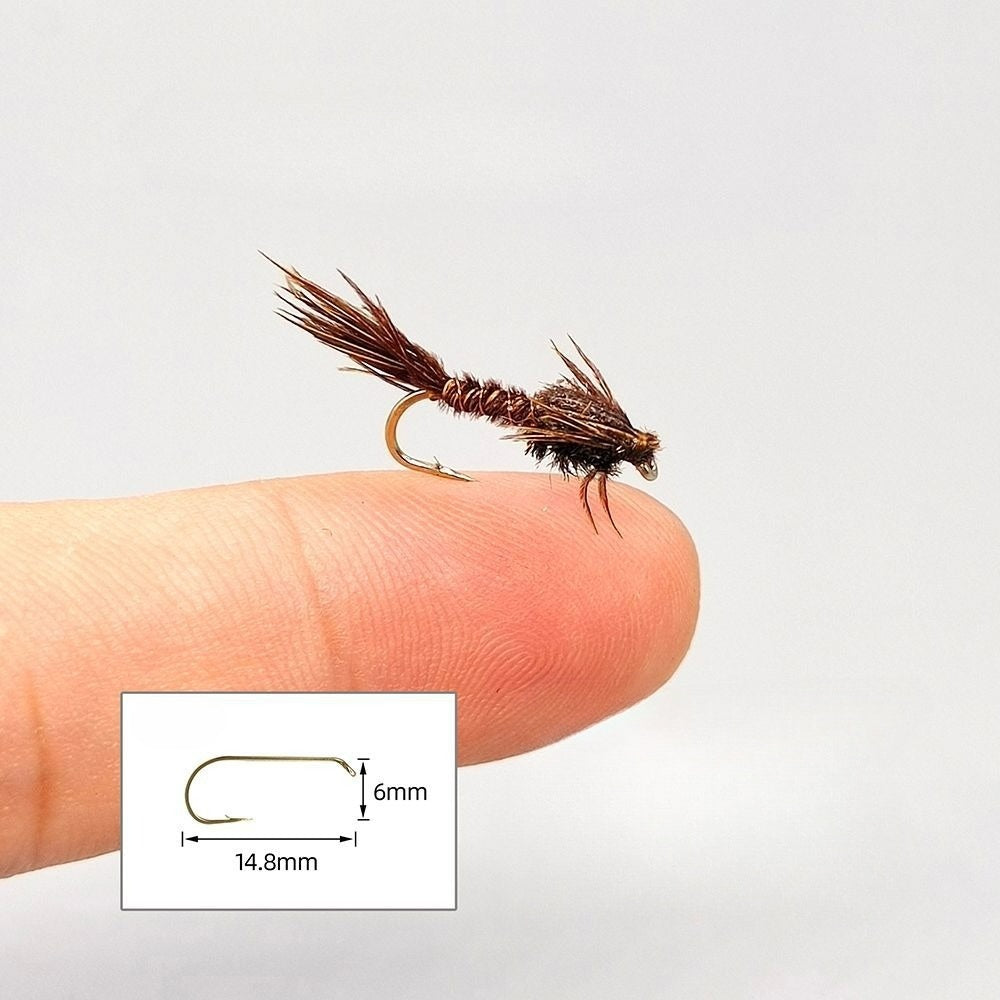 5PCs wild bird tail fly fishing lure
