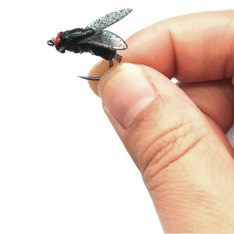 20Pcs Simulated Fly Flies Hook