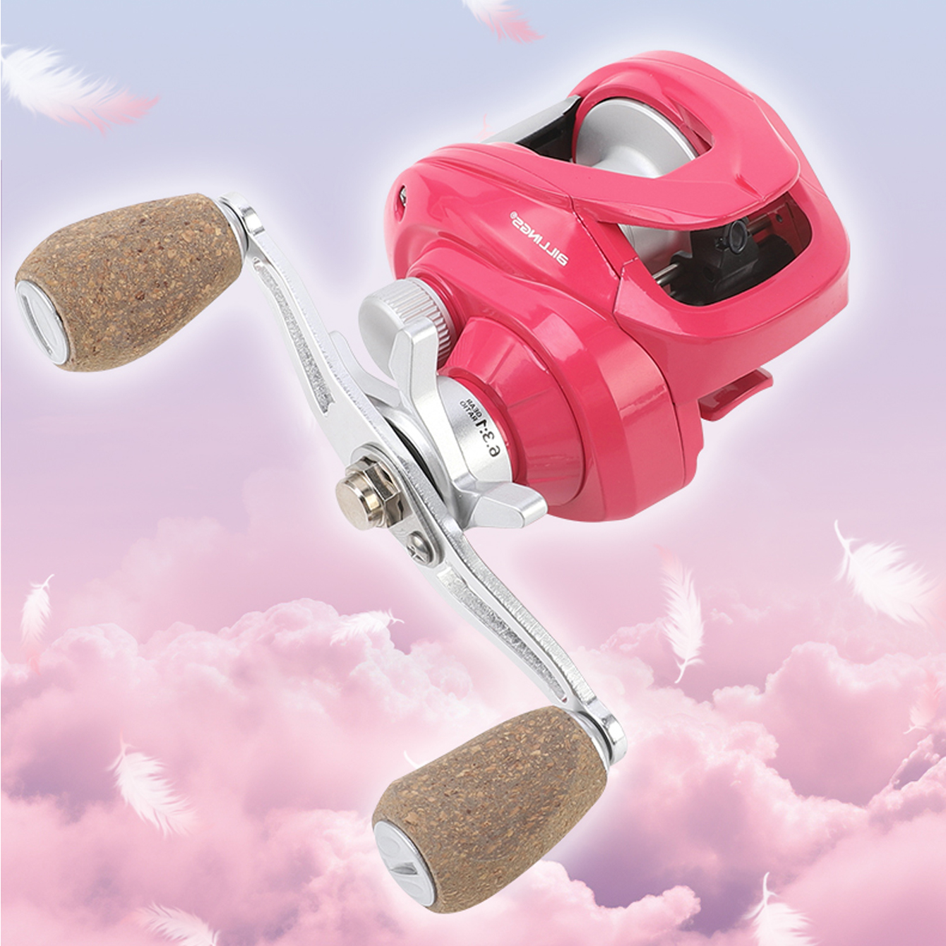 angler pink series 18 + 1BB Casting Reels